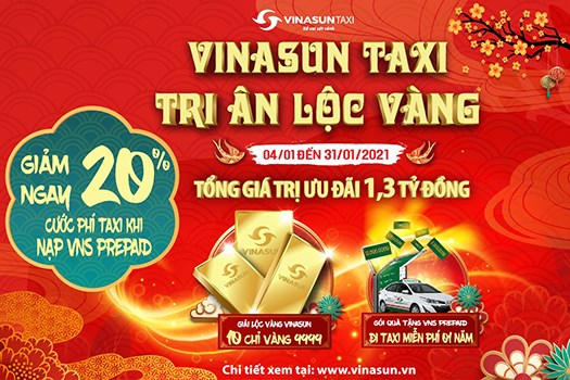 Vinasun Taxi thưởng lớn cho hành khách - ảnh 1