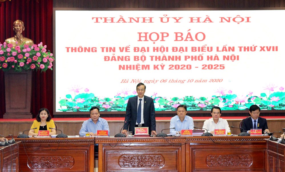 Hà Nội hoàn thành công tác chuẩn bị cho Đại hội Đảng bộ lần thứ XVII - ảnh 1