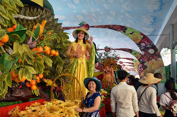 Lễ hội trái cây Nam Bộ phục vụ du khách suốt ba tháng hè - ảnh 1