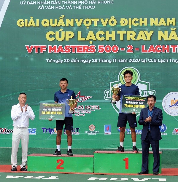 Tay vợt số 1 Việt Nam thất bại ở chung kết giải VTF Masters 500 - ảnh 1