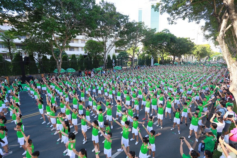 TP.HCM: Hơn 30.000 người tham dự “Ngày chạy Olympic vì sức khoẻ toàn dân” - ảnh 1