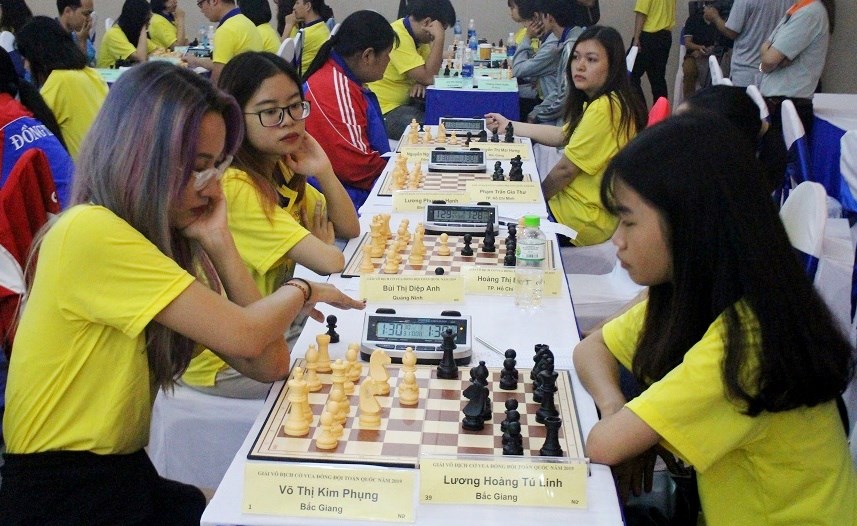 Nhiều kỳ thủ mạnh tham dự Giải cờ vua đồng đội toàn quốc 2019 - ảnh 1