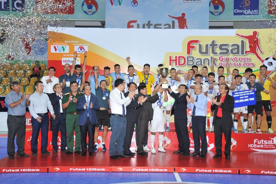 Thái Sơn Nam bảo vệ thành công chức vô địch giải futsal VĐQG HDBank 2019 - ảnh 2