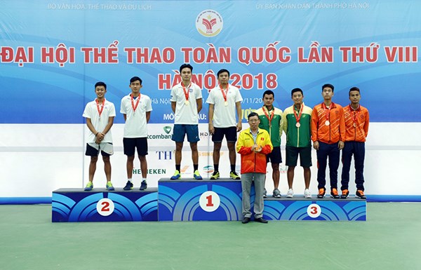 Môn Quần vợt Đại hội Thể thao toàn quốc lần VIII: Bình Dương, Đà Nẵng lên ngôi - ảnh 4