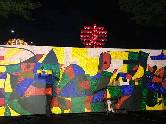 Mỹ thuật đường phố năm 2019 - “bữa tiệc” của sắc màu - ảnh 2