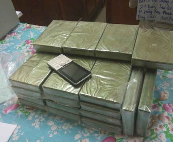 Bắt đối tượng vận chuyển 30 bánh heroin từ Lào về Việt Nam tiêu thụ - ảnh 1