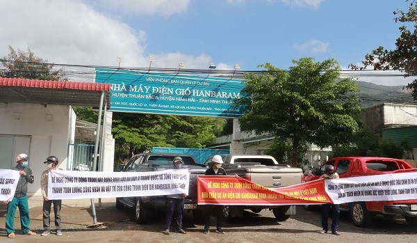 Dự án điện gió Hanbaram(Ninh Thuận): Nhiều tháng công nhân không được trả lương - ảnh 1
