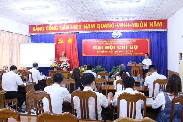 PC Khánh Hòa: 23 chi bộ trực thuộc hoàn thành tổ chức Đại hội nhiệm kỳ 2020-2022 - ảnh 2