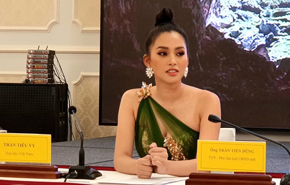 Hoa hậu Tiểu Vy là Đại sứ hình ảnh tại Lễ hội hang động Quảng Bình 2019 - ảnh 1