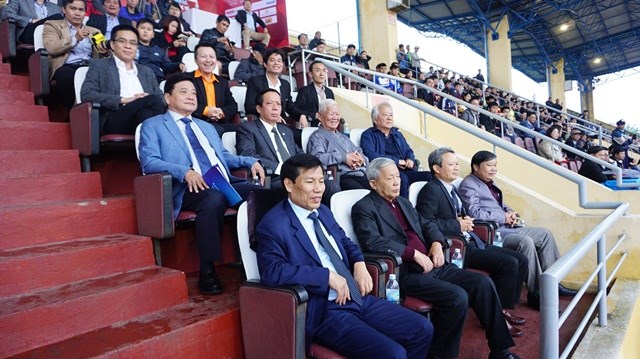 Bộ trưởng Nguyễn Ngọc Thiện dự khán trận chung kết U21 Việt Nam – Myanmar - ảnh 1