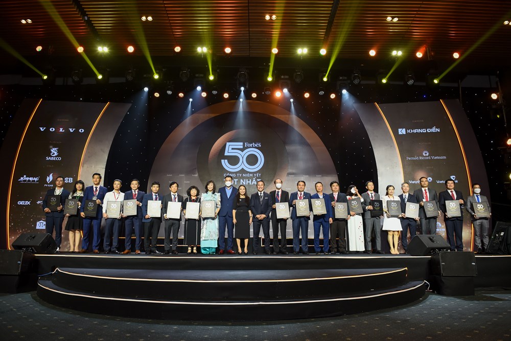 Vinh danh 50 Công ty niêm yết tốt nhất Việt Nam lần thứ 9 do Tạp chí Forbes Việt Nam bình chọn - ảnh 1