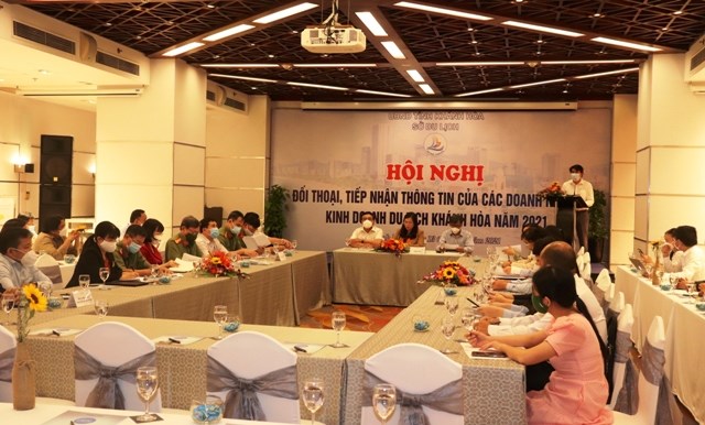 Khánh Hòa: Tổ chức Hội nghị Đối thoại Doanh nghiệp du lịch năm 2021 - ảnh 1