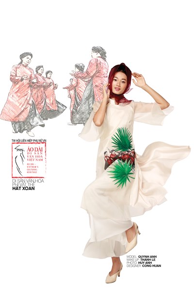 Ngắm những bộ áo dài đặc sắc tại chương trình “Áo dài – Di sản văn hoá Việt Nam” - Anh 5