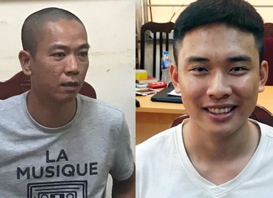 Hai tên cướp ngân hàng BIDV tại Hà Nội đã bị bắt - Anh 1