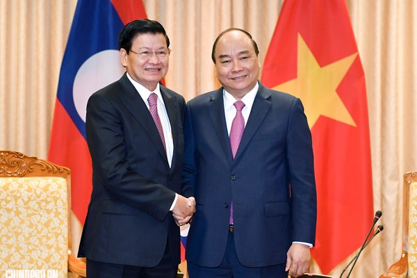 Hai Thủ tướng đồng chủ trì Kỳ họp 41 Ủy ban Liên Chính phủ Việt Nam - Lào - Anh 1