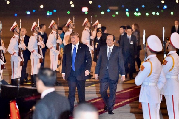 Tổng thống Mỹ Donald Trump đến Hà Nội sẵn sàng cho Thượng đỉnh Mỹ - Triều - Anh 2