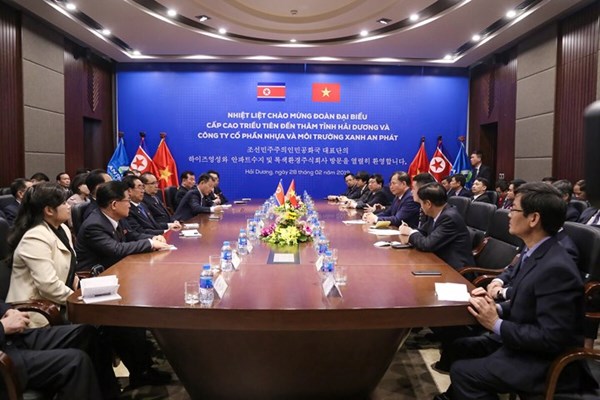 Hải Dương: Đoàn đại biểu cấp cao Triều Tiên thăm và làm việc tại Hải Dương - Anh 1