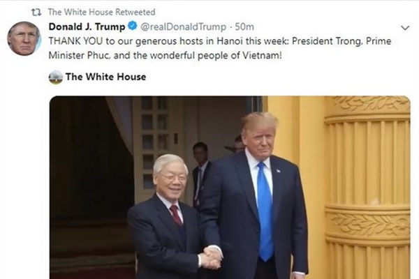 Tổng thống Mỹ gửi lời cảm ơn toàn thể người dân Việt Nam - Anh 2