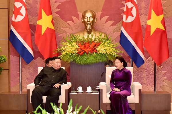 Thủ tướng Chính phủ, Chủ tịch Quốc hội tiếp Chủ tịch Kim Jong Un - Anh 3
