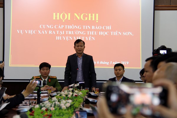 Liên quan đến vụ việc thầy giáo bị tố dâm ô với học sinh tại Việt Yên (Bắc Giang): Sẽ công bố kỷ luật trong tuần này - Anh 2