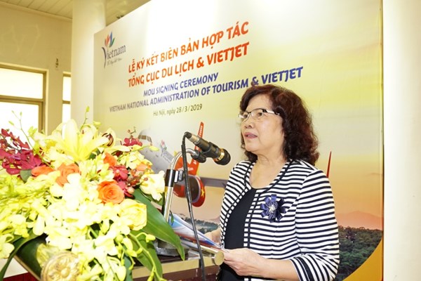 Ký kết Biên bản hợp tác xúc tiến, quảng bá du lịch giữa Tổng cục Du lịch và Vietjet Air - Anh 3