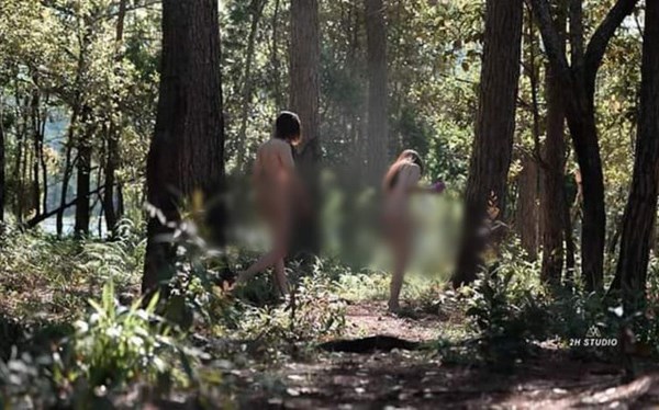 Lâm Đồng: Cặp đôi nude chụp hình cưới tại Di tích thắng cảnh quốc gia gây bức xúc dư luận - Anh 1