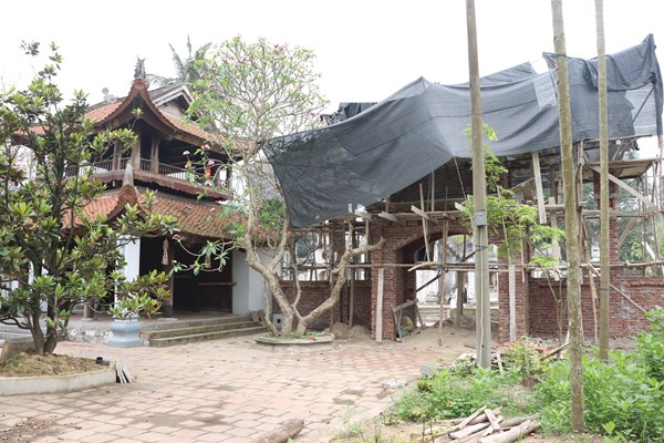 Bộ VHTTDL kiểm tra việc xây dựng trái phép tại di tích quốc gia chùa Bối Khê: UBND huyện phải chịu trách nhiệm... - Anh 1