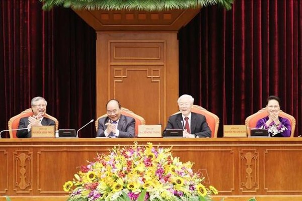 Tổng Bí thư, Chủ tịch nước Nguyễn Phú Trọng khai mạc Hội nghị TƯ 10 - Anh 1