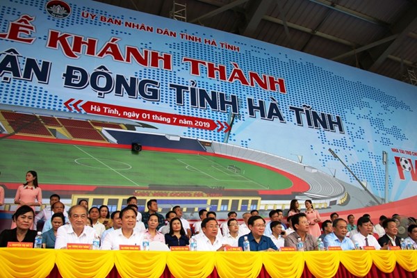 Khánh thành Sân vận động tỉnh Hà Tĩnh - Anh 3