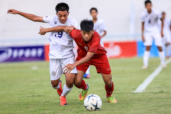 Đội tuyển bóng đá U15 vào bán kết Giải vô địch U15 Đông Nam Á 2019 - Anh 1