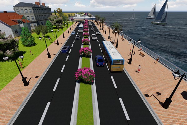 Quảng Ninh: Khởi công dự án đường bao biển trị giá gần 1.400 tỉ đồng - Anh 2