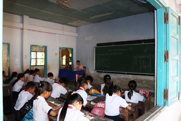 Ninh Thuận: Trường xuống cấp nhiều năm, chủ trương xây mới còn trên giấy - Anh 1