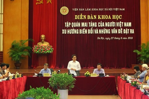 Phó Thủ tướng Vũ Đức Đam: Tập quán an táng của người Việt không chỉ là vấn đề xã hội… - Anh 2