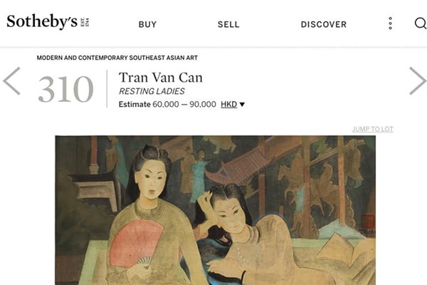 Sàn đấu Sotheby’s lại đấu giá tranh giả của danh hoạ Việt: Họ biết cả đấy nhưng vẫn phớt lờ... - Anh 1