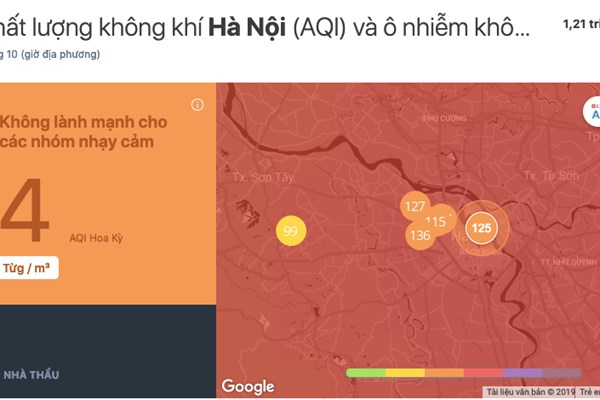 Mưa dông diện rộng ở Hà Nội liệu có đẩy lùi ô nhiễm không khí? - Anh 1