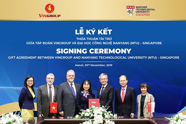 Vingroup tài trợ 5 triệu đô la Singapore cấp học bổng cho Thạc sĩ, Tiến sĩ người Việt  tại ĐH Công nghệ NANYANG - Anh 1