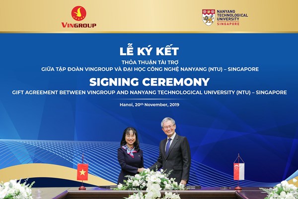 Vingroup tài trợ 5 triệu đô la Singapore cấp học bổng cho Thạc sĩ, Tiến sĩ người Việt  tại ĐH Công nghệ NANYANG - Anh 2
