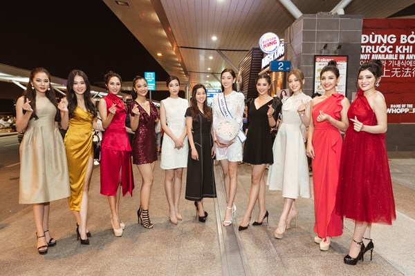 Hoa hậu Lương Thùy Linh chính thức lên đường sang Anh tham dự Miss World - Anh 1