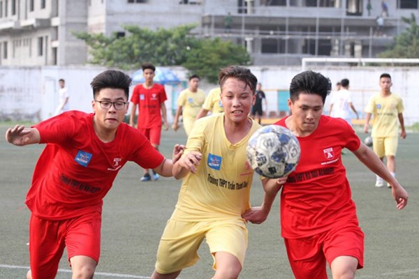 Kết thúc Giải bóng đá học sinh THPT Hà Nội - Báo ANTĐ - Anh 1