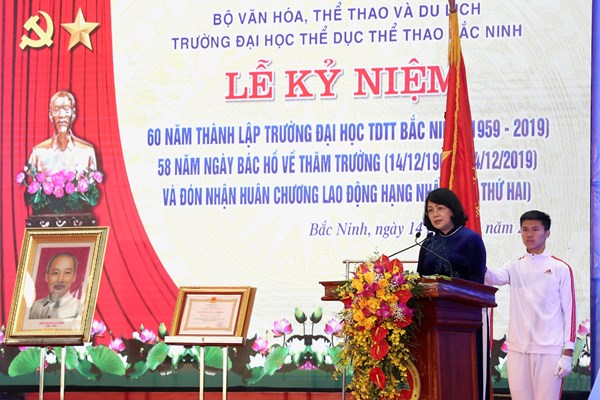 Trường Đại học TDTT Bắc Ninh: Phát huy truyền thống đầu tàu của chiếc nôi đào tạo về thể thao hàng đầu cả nước - Anh 2