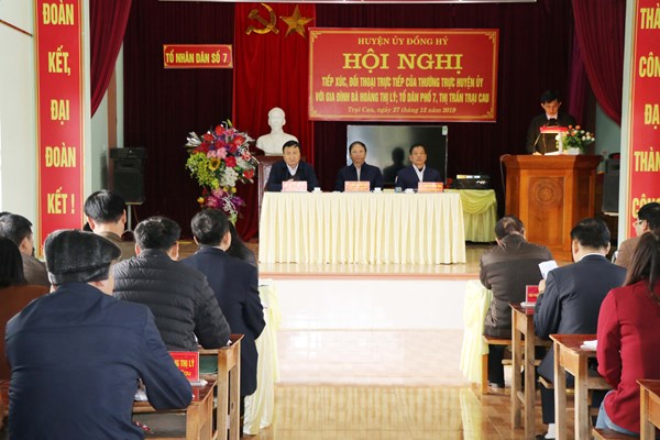 Thái Nguyên: Đối thoại công khai về quản lý đền Đá Thiên - Anh 1