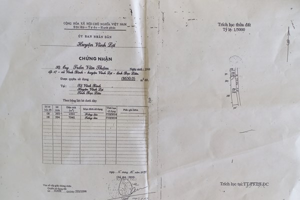 Bạc Liêu:Chuyển hồ sơ sang UBKT xử lý Phó Chủ tịch xã chiếm đất của anh ruột - Anh 2