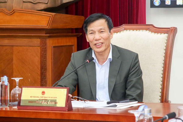 Bộ trưởng Nguyễn Ngọc Thiện: “Báo Văn Hoá là tờ báo đầu tiên có loạt bài về giáo dục đạo đức, tư tưởng cho các HLV, VĐV” - Anh 1