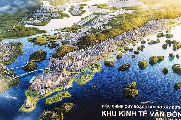 Quảng Ninh:​​​​​​​ Đồ án Điều chỉnh quy hoạch chung xây dựng KKT Vân Đồn - Anh 2