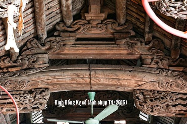 Xung quanh việc tu bổ di tích quốc gia đình Đồng Kỵ (Bắc Ninh), Cục Di sản văn hóa: Khắc phục ngay việc thay mới quá nhiều cấu kiện gỗ - Anh 1
