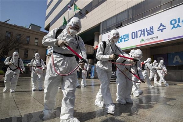 Hàn Quốc có thêm 438 ca nhiễm  mới Covid - 19 - Anh 1