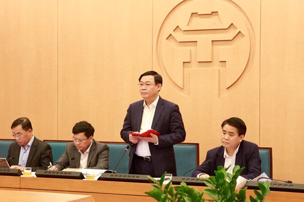 Bí thư Thành ủy Hà Nội đề nghị người dân bình tĩnh thực hiện các biện pháp phòng, chống dịch - Anh 1
