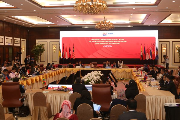 Họp trù bị cho Hội nghị Bộ trưởng Kinh tế ASEAN hẹp lần thứ 26 - Anh 1