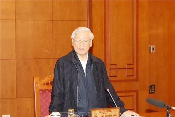 Tổng Bí thư, Chủ tịch nước Nguyễn Phú Trọng: “Phải xác định đây là nhiệm vụ đặc biệt quan trọng...” - Anh 1