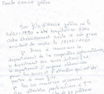 Người mẹ Pháp viết thư cảm ơn các bác sĩ Việt Nam - Anh 1